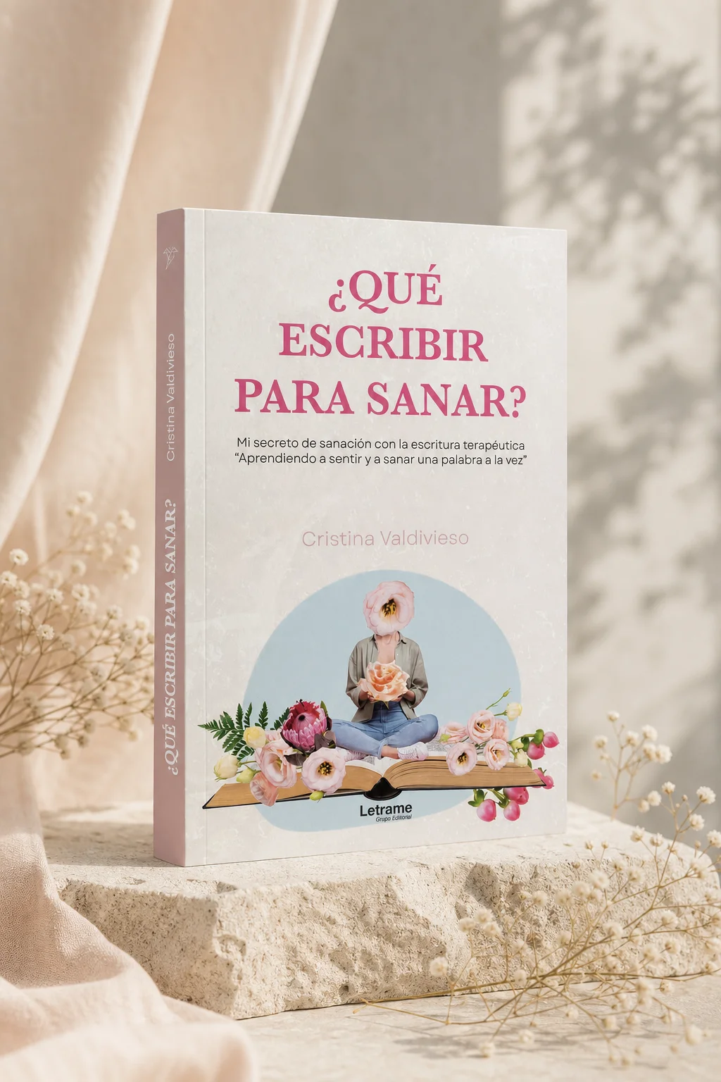 Portada del libro '¿Qué escribir para sanar?' de Cristina Valdivieso