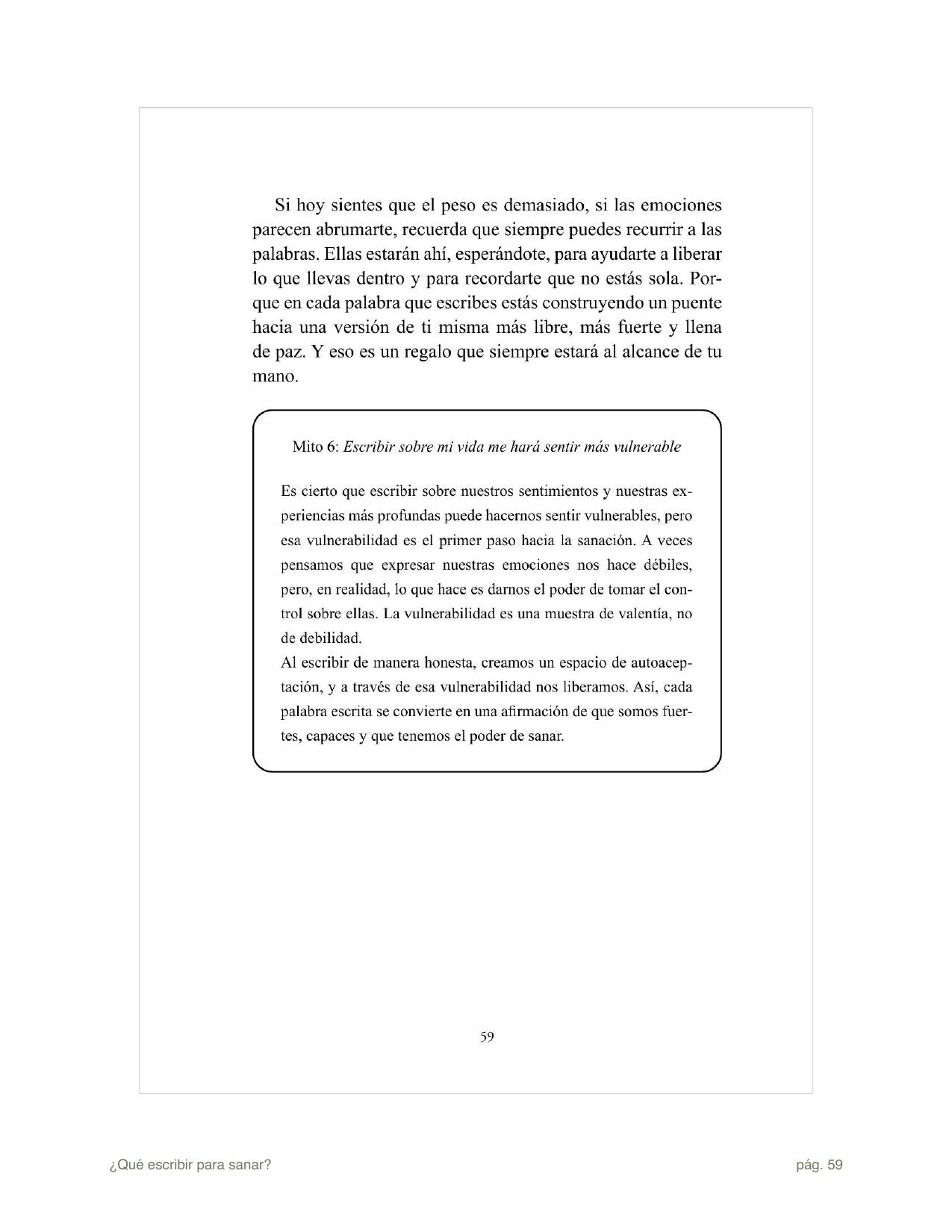 Página 9 de "¿Qué escribir para sanar?"